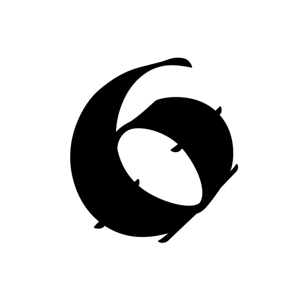 gotik medeltida figur. symbol för logotyper vektor