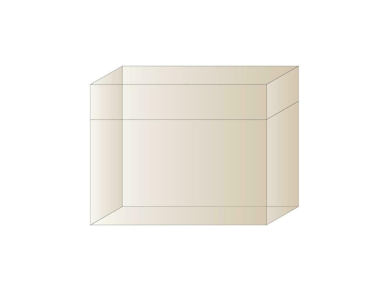 isoliert transparent Truhe Box Illustration vektor