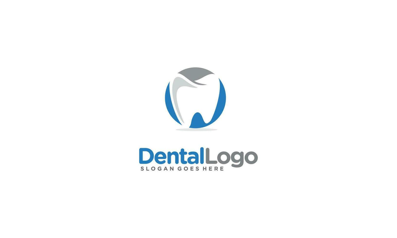 Dental Logo Design Vektor Dental Pflege Klinik Logo Vorlage