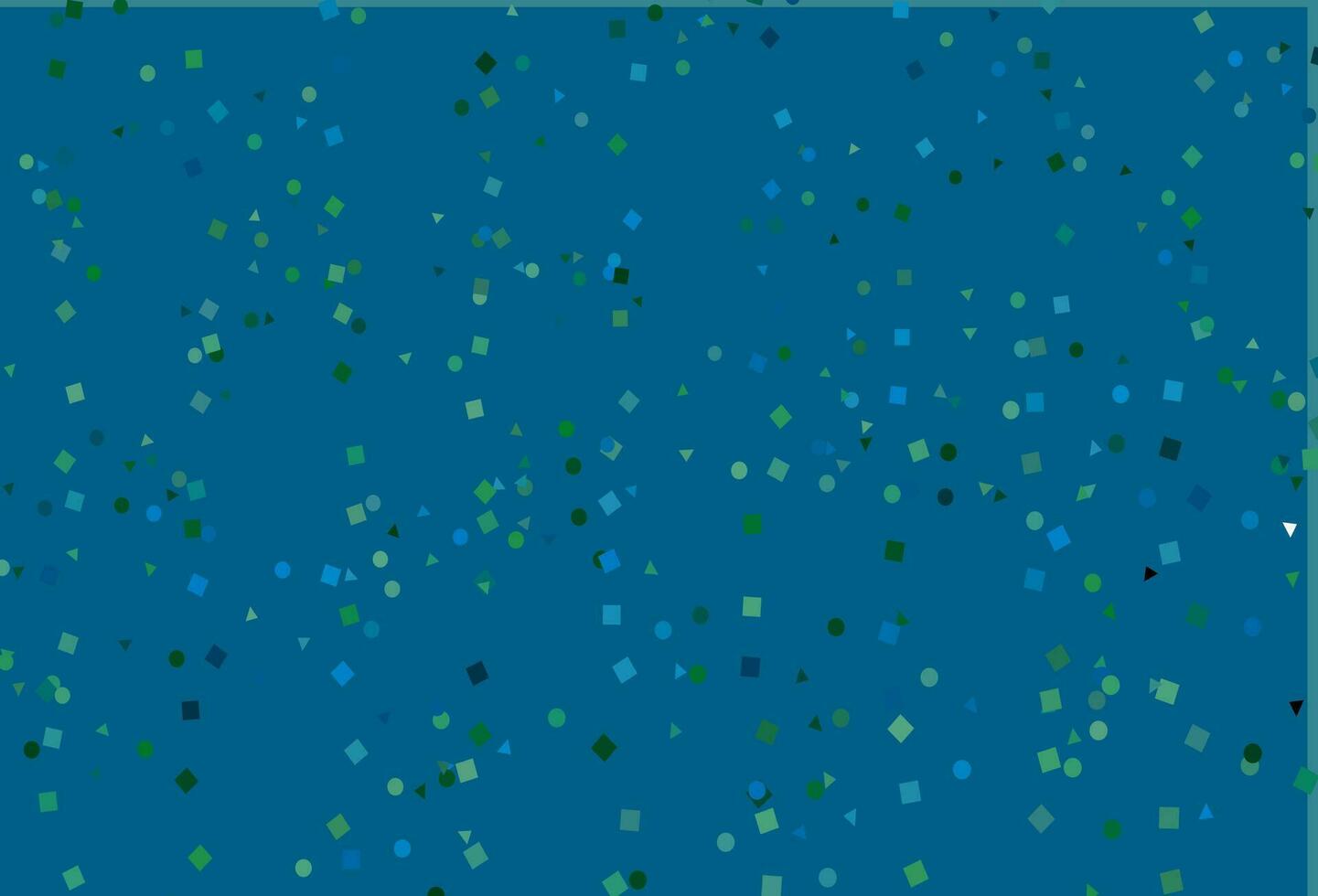 ljusblå, grön vektor bakgrund med linjer, cirklar, rhombus.