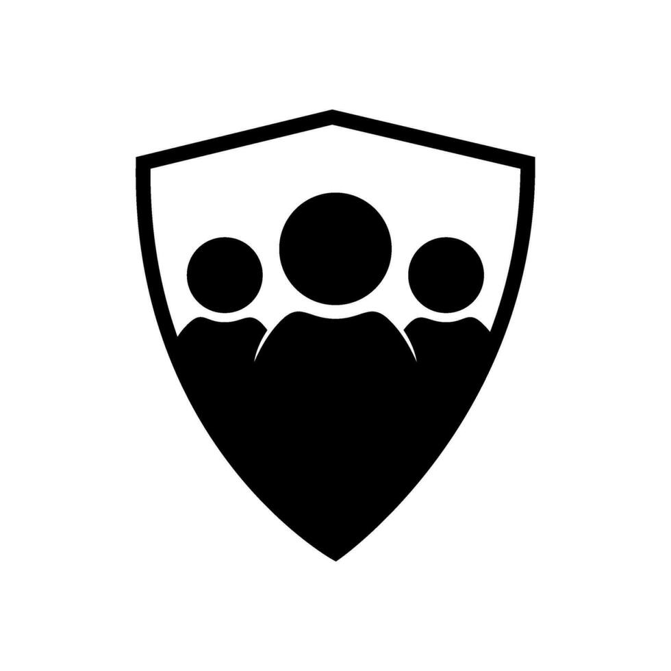 schützen Schild Vektor Logo Vorlage