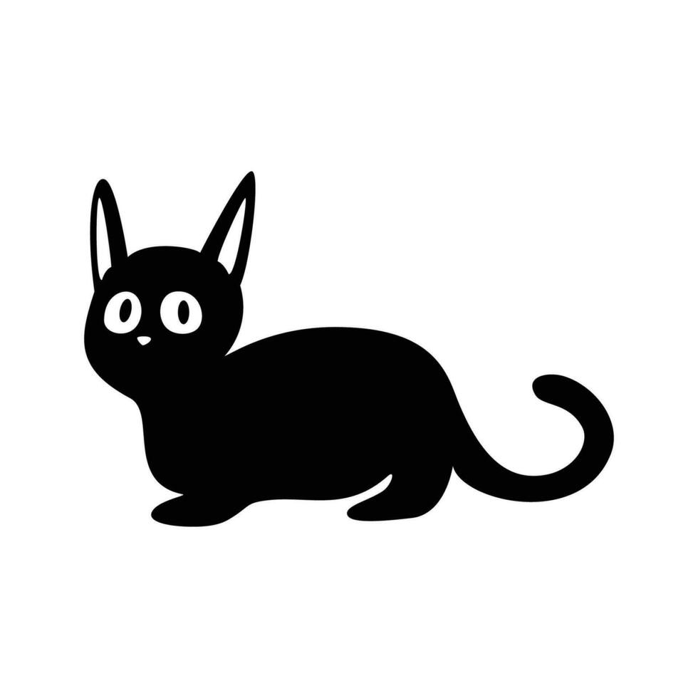 söt katt logotyp mall design. sällskapsdjur tecken och symbol. vektor