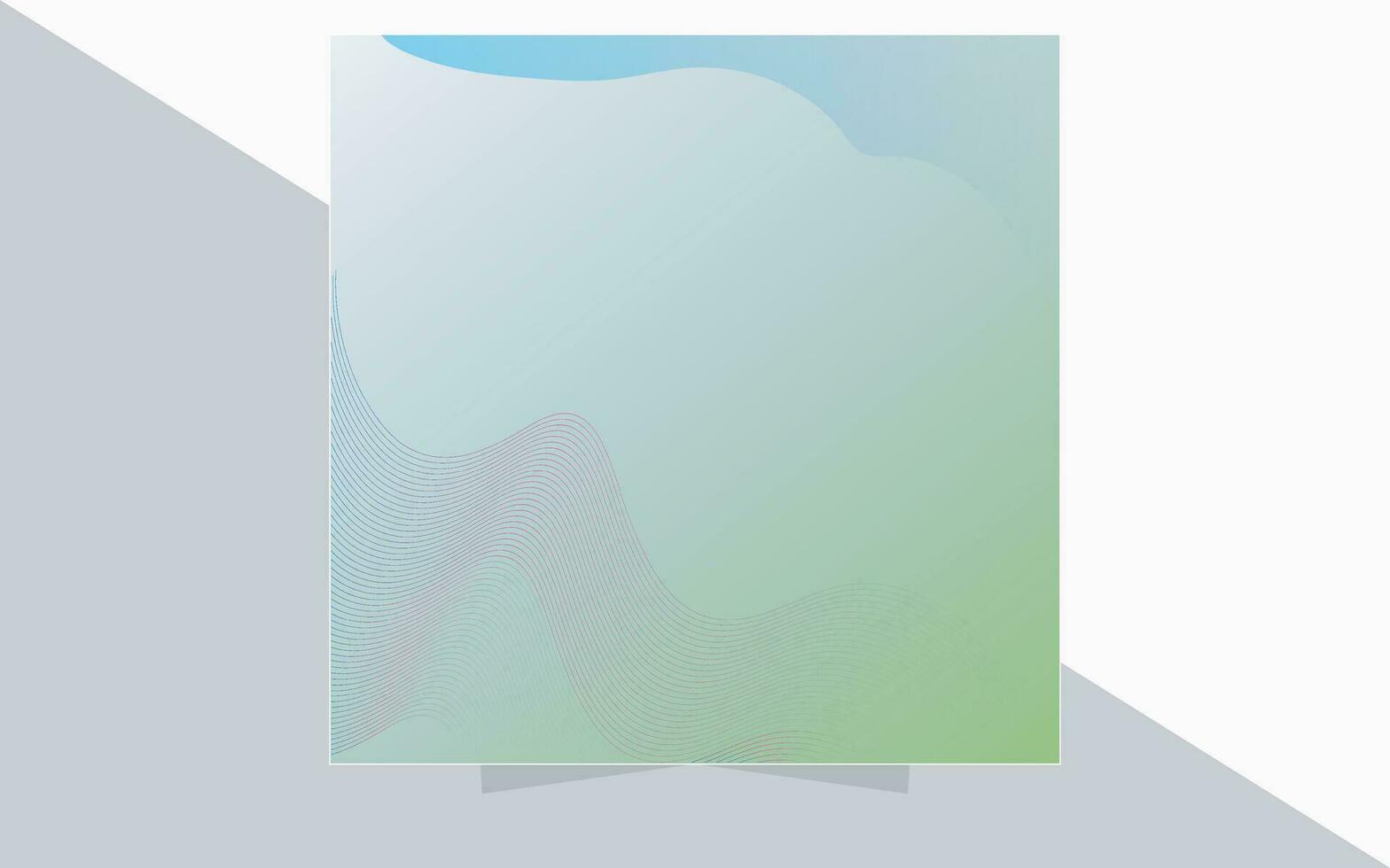 abstrakt Blau Welle Hintergrund, Gradient Hintergrund Vorlage vektor