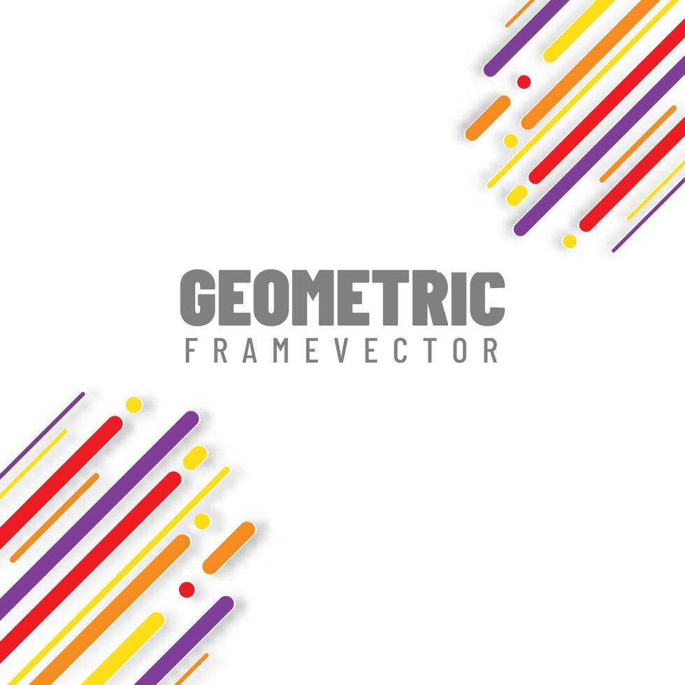 schöne kreisförmige Geometrie vektor