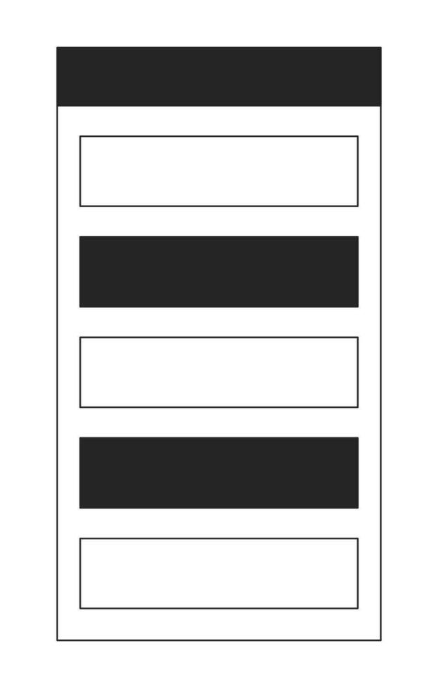 Färg palett platt svartvit isolerat vektor objekt. redigerbar svart och vit linje konst teckning. enkel översikt fläck illustration för webb grafisk design