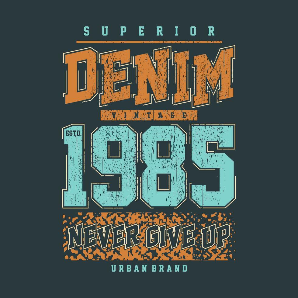 überlegen Denim Grafik, Typografie Vektor, Illustration, zum drucken t Shirt, mit Tokyo Japan modern Stil vektor