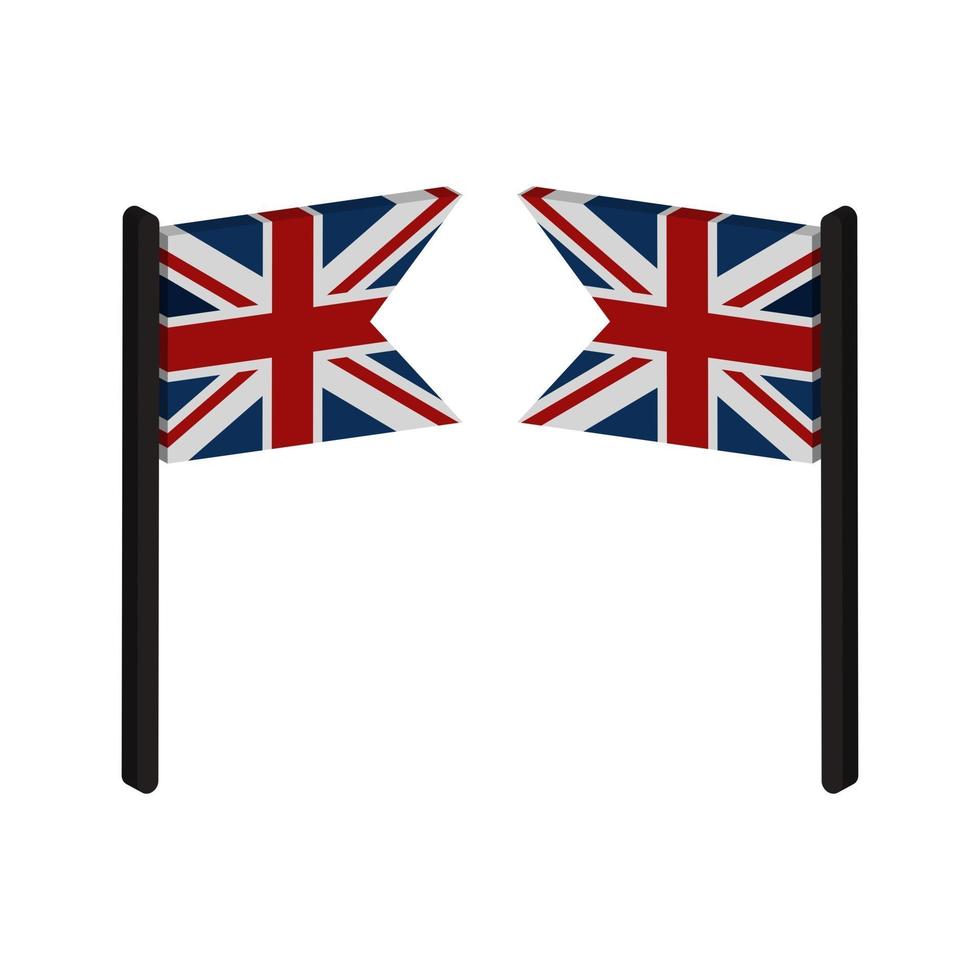 Storbritannien flagga i vektor