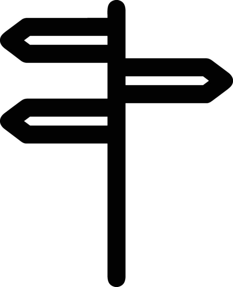 Wegweiser Richtung Symbol Symbol Vektor Bild. Illustration von das Pfeil Information Schild leiten Ziel Design Bild. eps 10