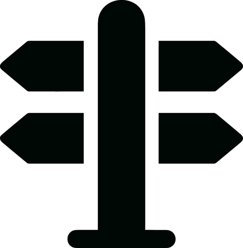 Wegweiser Richtung Symbol Symbol Vektor Bild. Illustration von das Pfeil Information Schild leiten Ziel Design Bild. eps 10