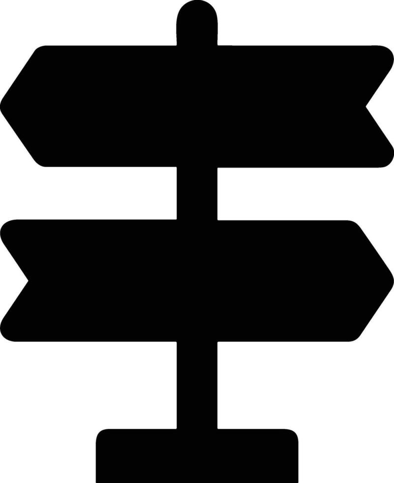 Wegweiser Richtung Symbol Symbol Vektor Bild. Illustration von das Pfeil Information Schild leiten Ziel Design Bild. eps 10