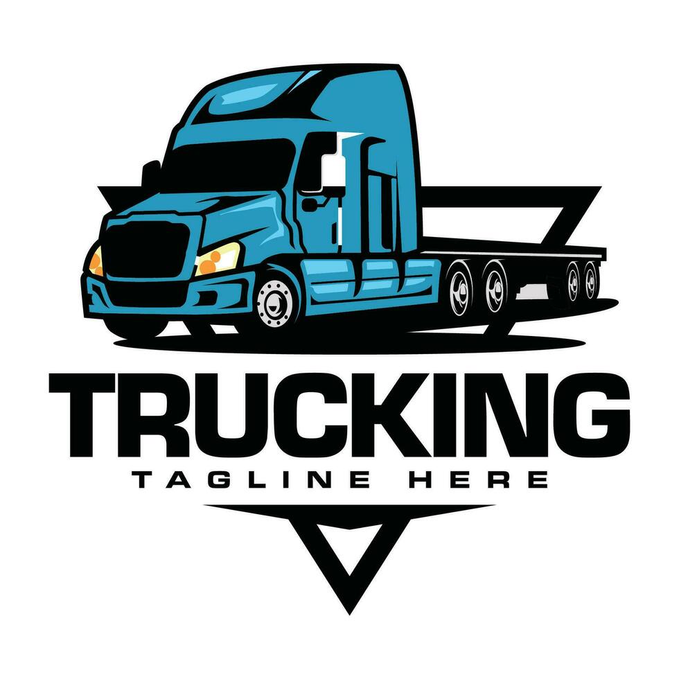 LKW Unternehmen Logo Design Vorlage vektor