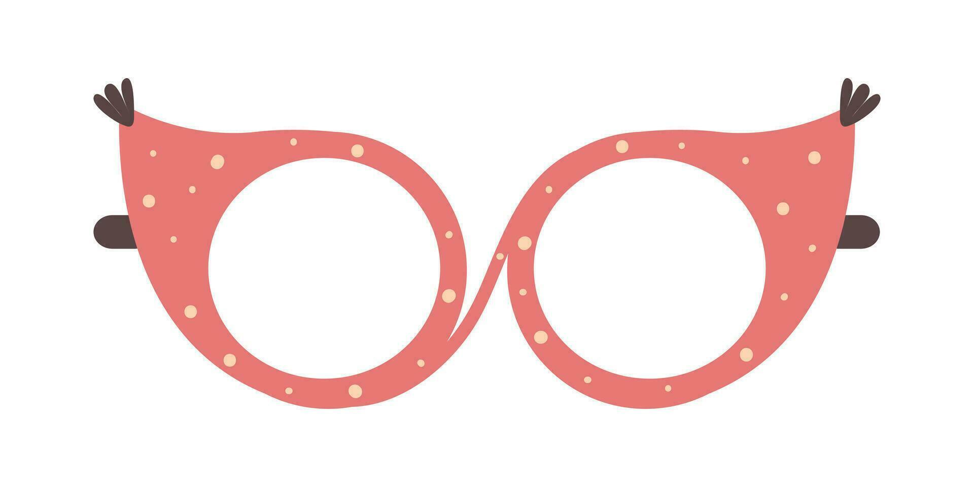 solglasögon, glasögon ikon. vektor illustration, platt design. rolig sommar glasögon illustration.