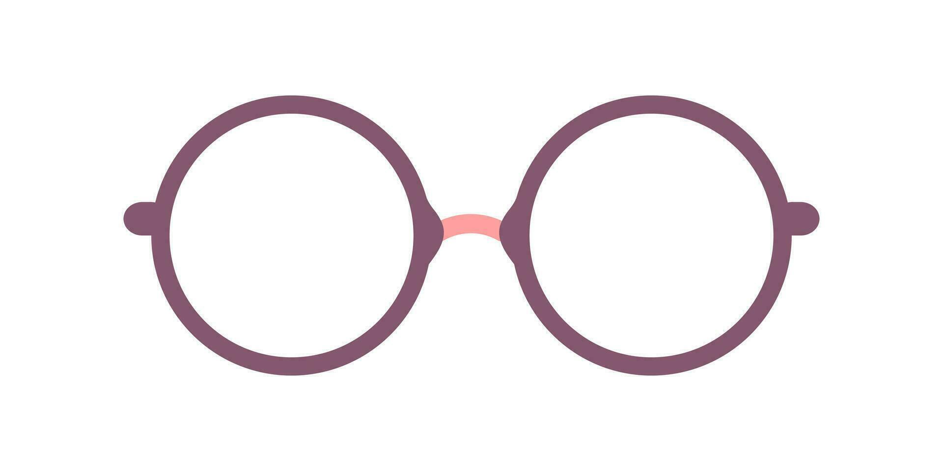 Sonnenbrille, Brille Symbol. Vektor Illustration, eben Design. komisch Sommer- Brille Illustration.