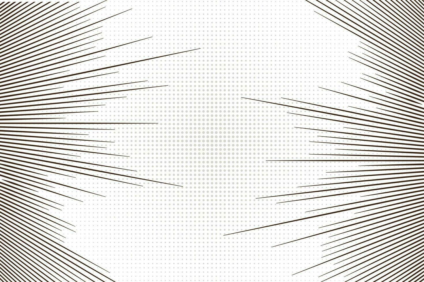 Hand gezeichnet Comic abstrakt Bewegung Geschwindigkeit Linie Zoomen bewirken hintergrundd vektor