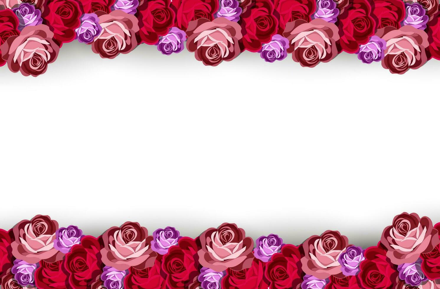 Rose Hintergrund, Valentinstag Tag romantisch Konzept. vektor