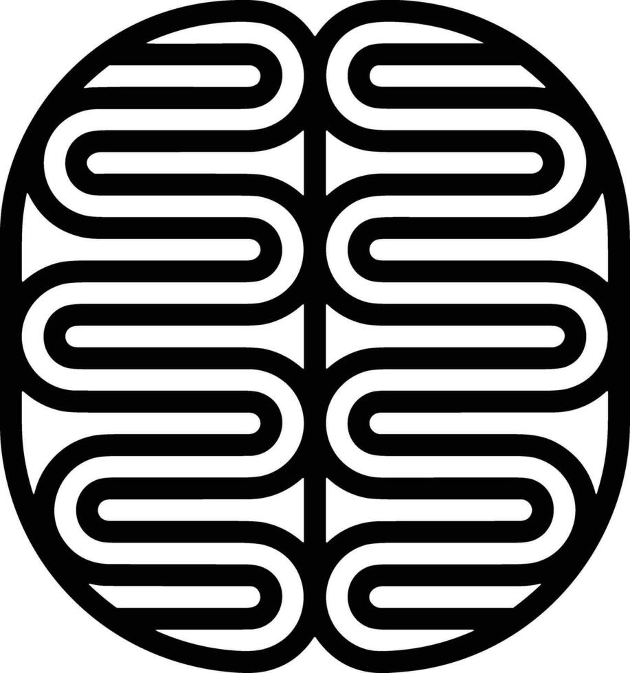 Gehirn Idee Symbol Symbol Vektor Bild. Illustration von das kreativ Intelligenz denken Design Bild