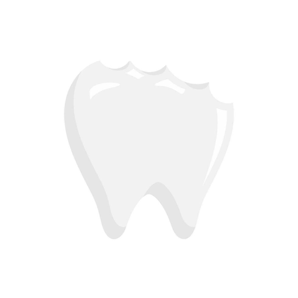Hohlraum Zahn Vektor Illustration. Zahnschmerzen Symbol Zeichen Symbol