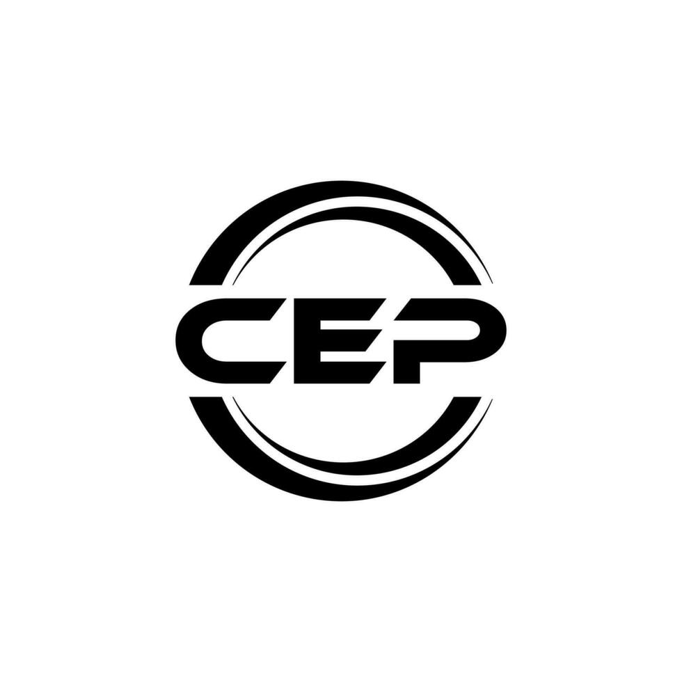 cep Logo Design, Inspiration zum ein einzigartig Identität. modern Eleganz und kreativ Design. Wasserzeichen Ihre Erfolg mit das auffällig diese Logo. vektor