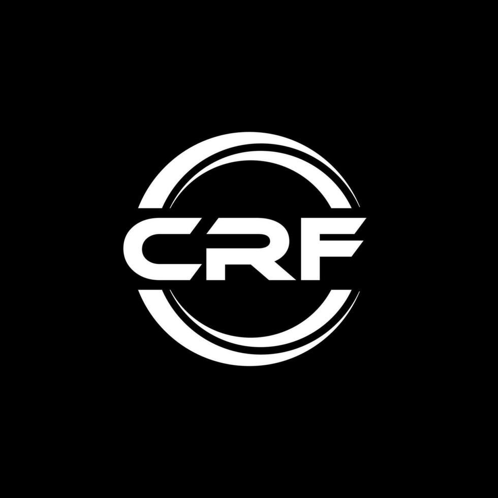 crf logotyp design, inspiration för en unik identitet. modern elegans och kreativ design. vattenmärke din Framgång med de slående detta logotyp. vektor