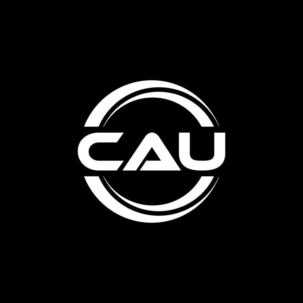 cau logotyp design, inspiration för en unik identitet. modern elegans och kreativ design. vattenmärke din Framgång med de slående detta logotyp. vektor