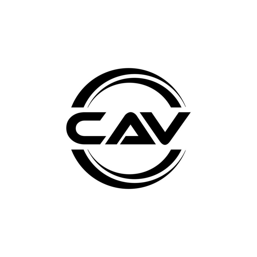 cav Logo Design, Inspiration zum ein einzigartig Identität. modern Eleganz und kreativ Design. Wasserzeichen Ihre Erfolg mit das auffällig diese Logo. vektor