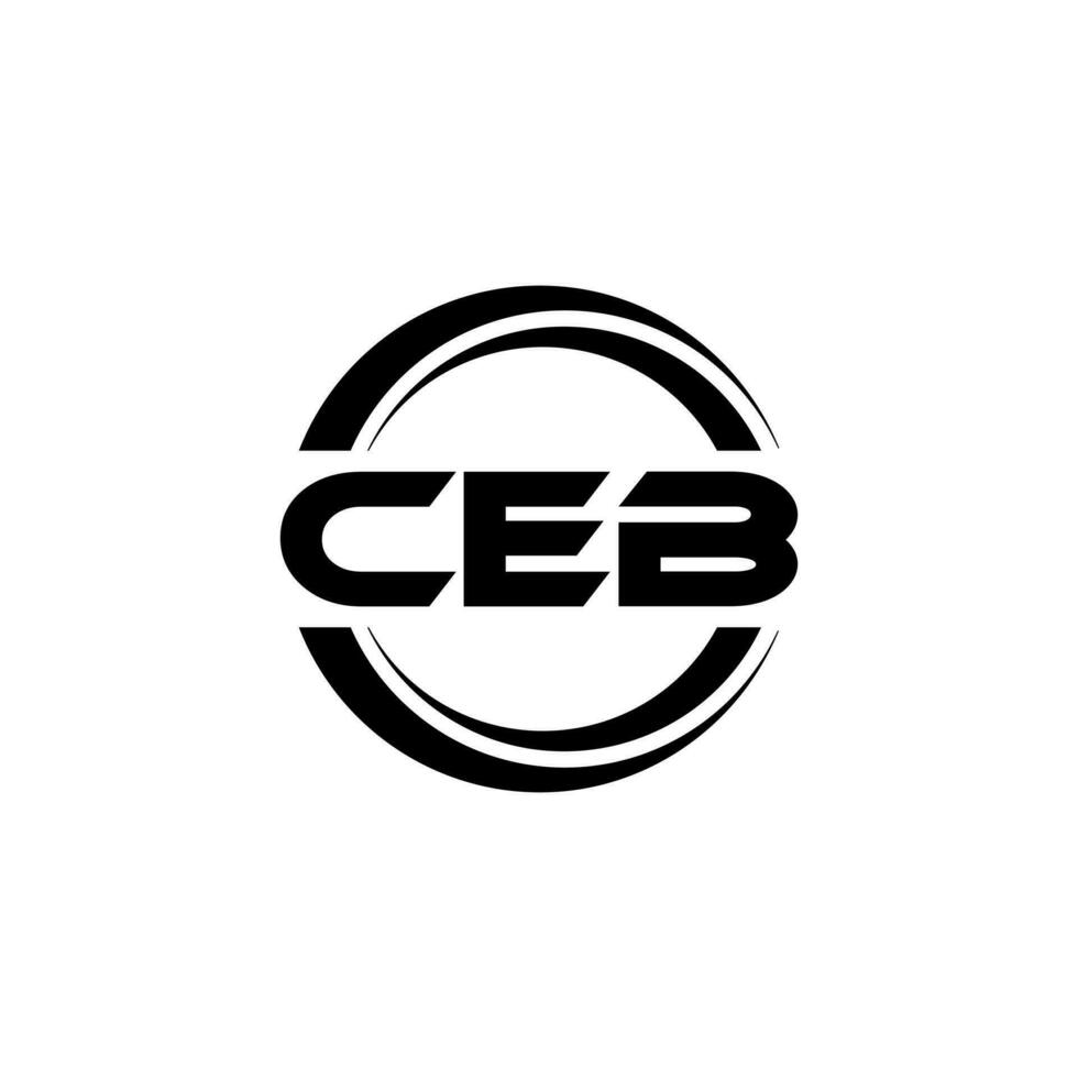 ceb Logo Design, Inspiration zum ein einzigartig Identität. modern Eleganz und kreativ Design. Wasserzeichen Ihre Erfolg mit das auffällig diese Logo. vektor