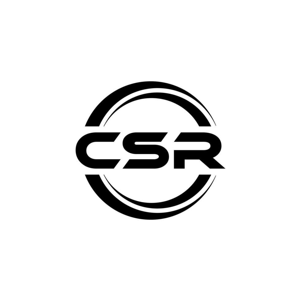 csr Logo Design, Inspiration zum ein einzigartig Identität. modern Eleganz und kreativ Design. Wasserzeichen Ihre Erfolg mit das auffällig diese Logo. vektor