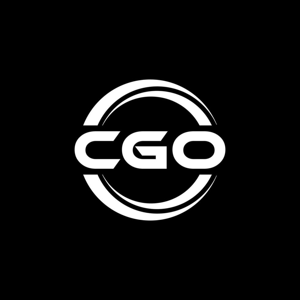 cgo Logo Design, Inspiration zum ein einzigartig Identität. modern Eleganz und kreativ Design. Wasserzeichen Ihre Erfolg mit das auffällig diese Logo. vektor