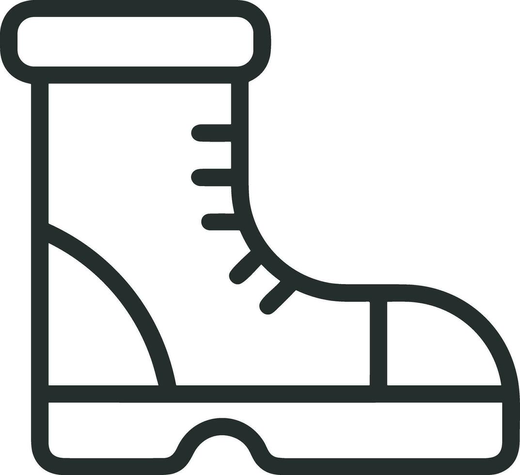 Stiefel Symbol Symbol Vektor Bild. Illustration von das Stiefel Schuhwerk Schuh Design Bild. eps 10