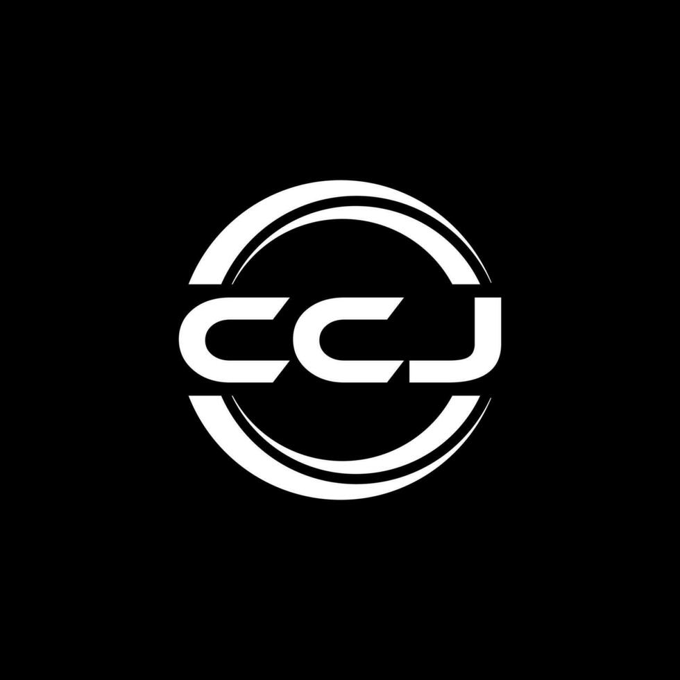 ccj Logo Design, Inspiration zum ein einzigartig Identität. modern Eleganz und kreativ Design. Wasserzeichen Ihre Erfolg mit das auffällig diese Logo. vektor