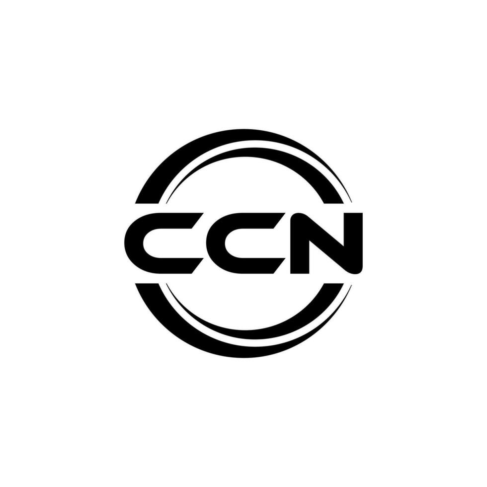 ccn logotyp design, inspiration för en unik identitet. modern elegans och kreativ design. vattenmärke din Framgång med de slående detta logotyp. vektor
