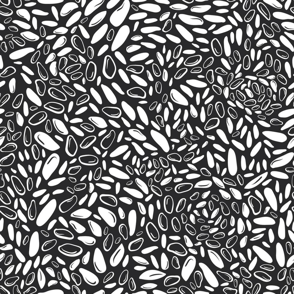 Reis Textur nahtlos Muster Vektor Getreide Typen