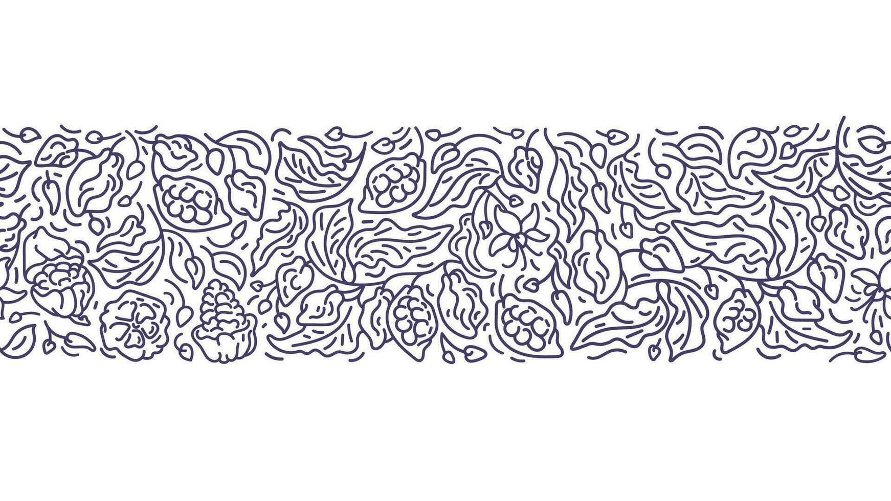 kakao abstrakt sömlös mönster. konst linje inackordering vektor