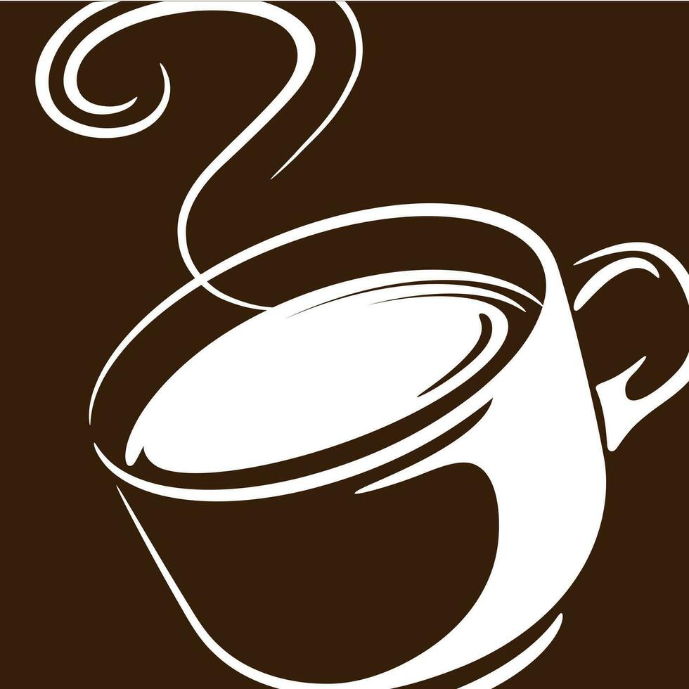 Cafe Logo - - Kaffee Geschäft Logo - - minimal Logo Design vektor