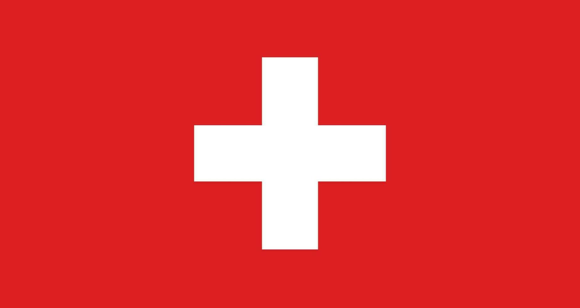 schweiz flagga, illustration av schweiz flagga fri vektor