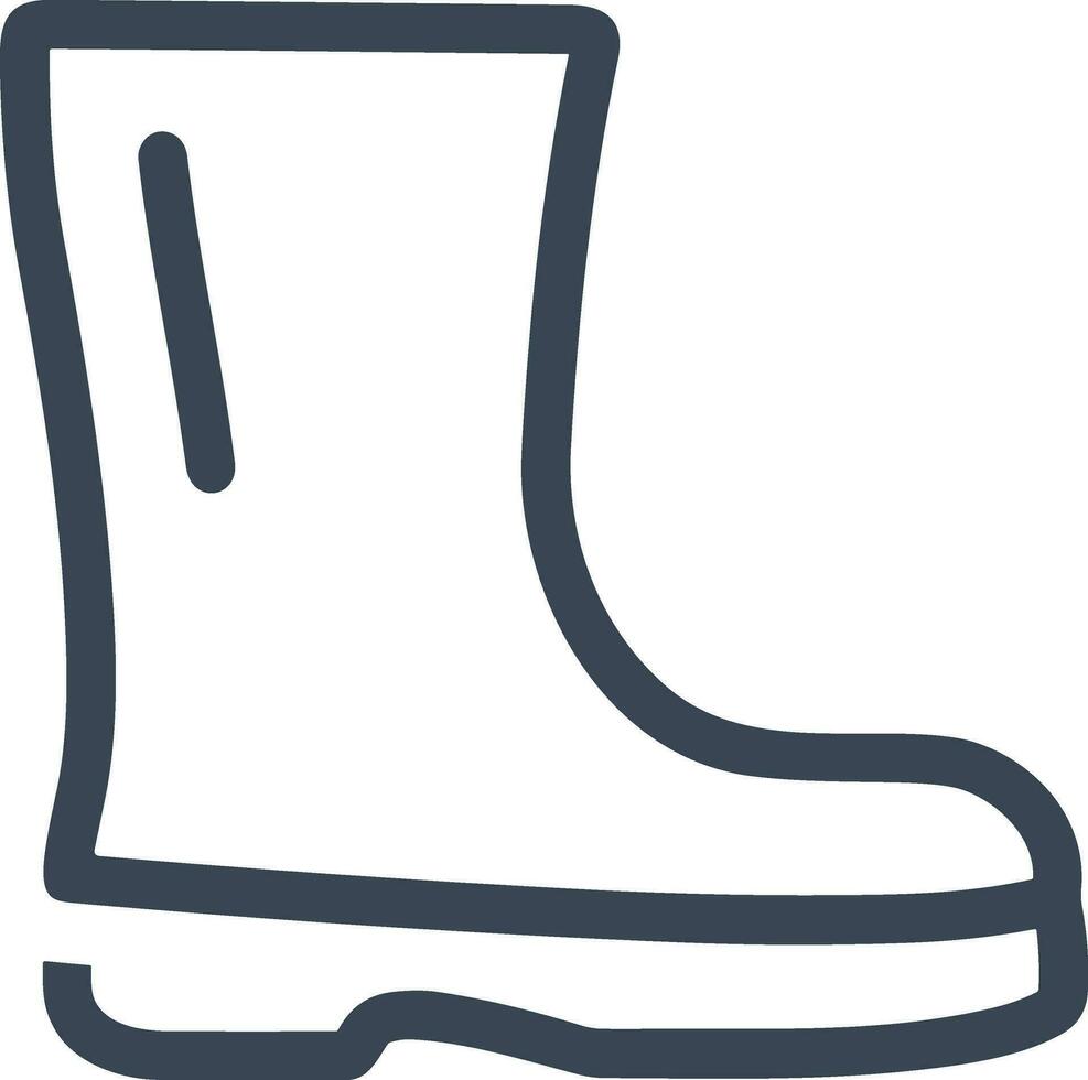 stövlar symbol ikon vektor bild. illustration av de känga Skodon sko design bild. eps 10