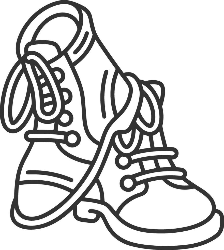 Stiefel Symbol Symbol Vektor Bild. Illustration von das Stiefel Schuhwerk Schuh Design Bild. eps 10