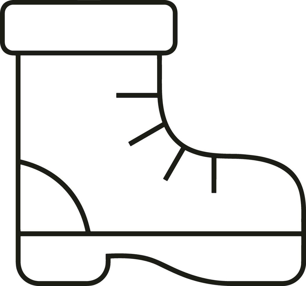 Stiefel Symbol Symbol Vektor Bild. Illustration von das Stiefel Schuhwerk Schuh Design Bild. eps 10