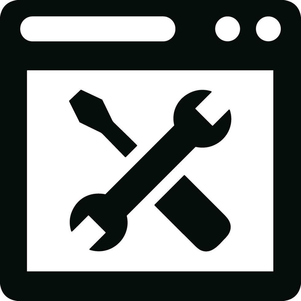 skruvmejsel reparera ikon symbol vektor bild. illustration av de fixera toolkit design bild. eps 10