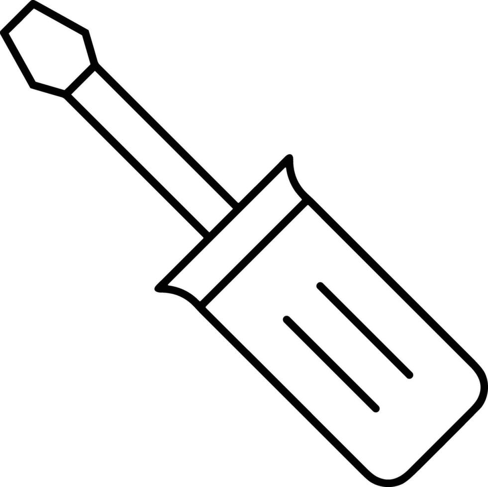 skruvmejsel reparera ikon symbol vektor bild. illustration av de fixera toolkit design bild. eps 10