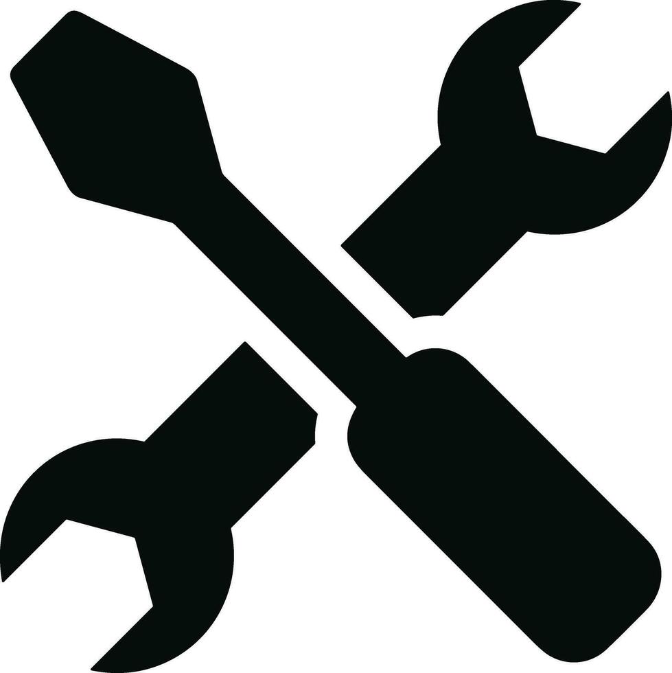 Schraubendreher Reparatur Symbol Symbol Vektor Bild. Illustration von das Fix Toolkit Design Bild. eps 10