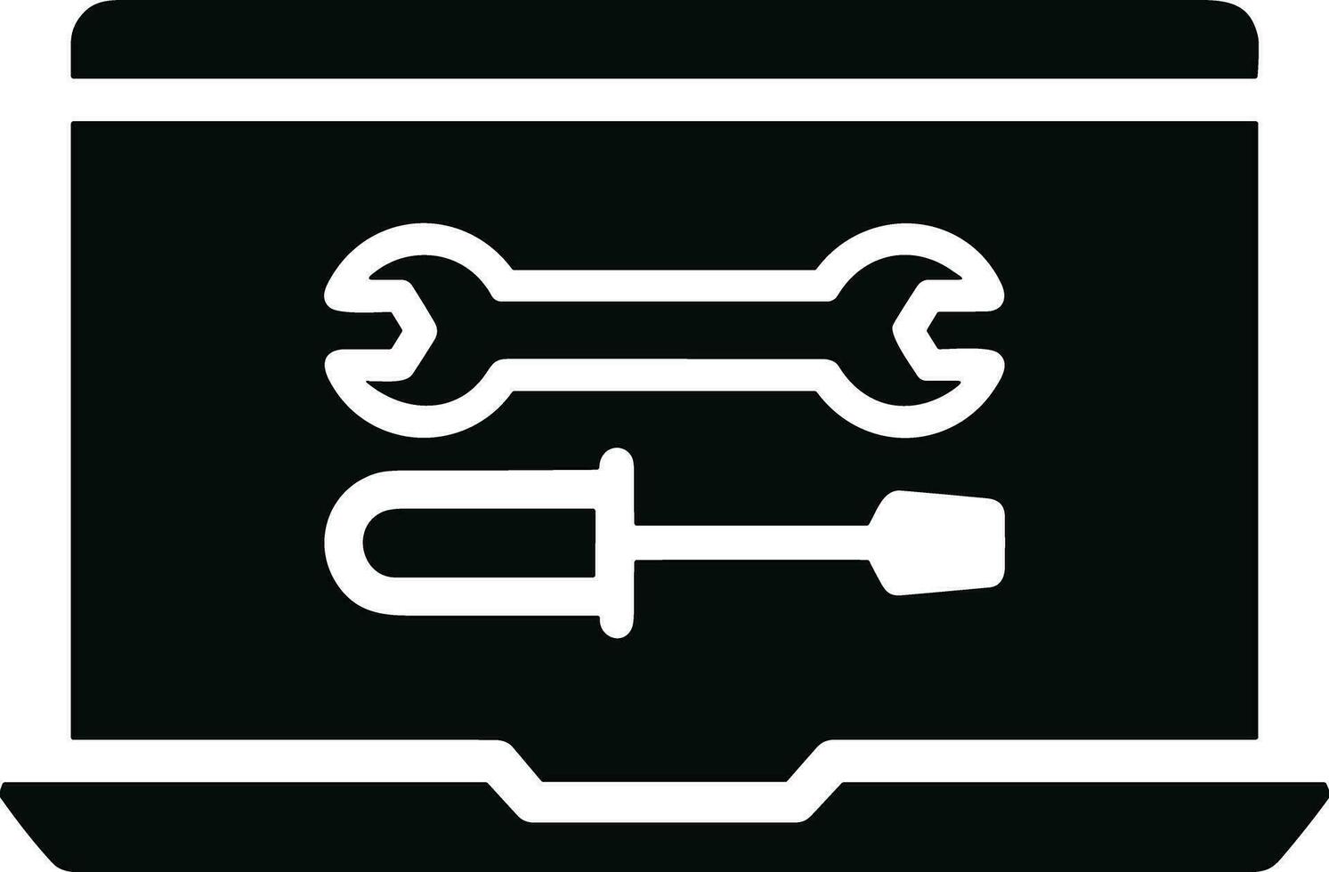 skruvmejsel reparera ikon symbol vektor bild. illustration av de fixera toolkit design bild. eps 10