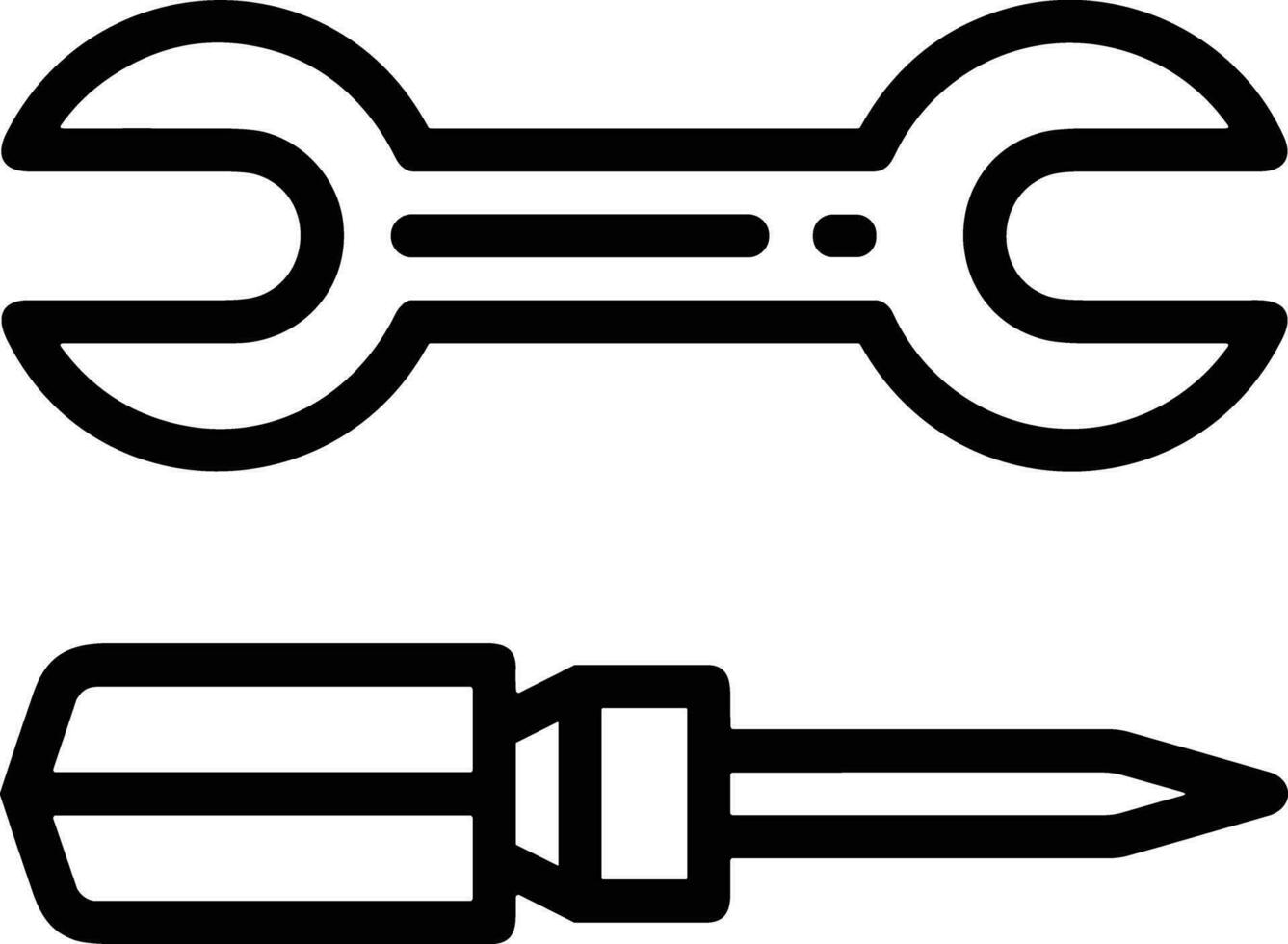 Schraubendreher Reparatur Symbol Symbol Vektor Bild. Illustration von das Fix Toolkit Design Bild. eps 10