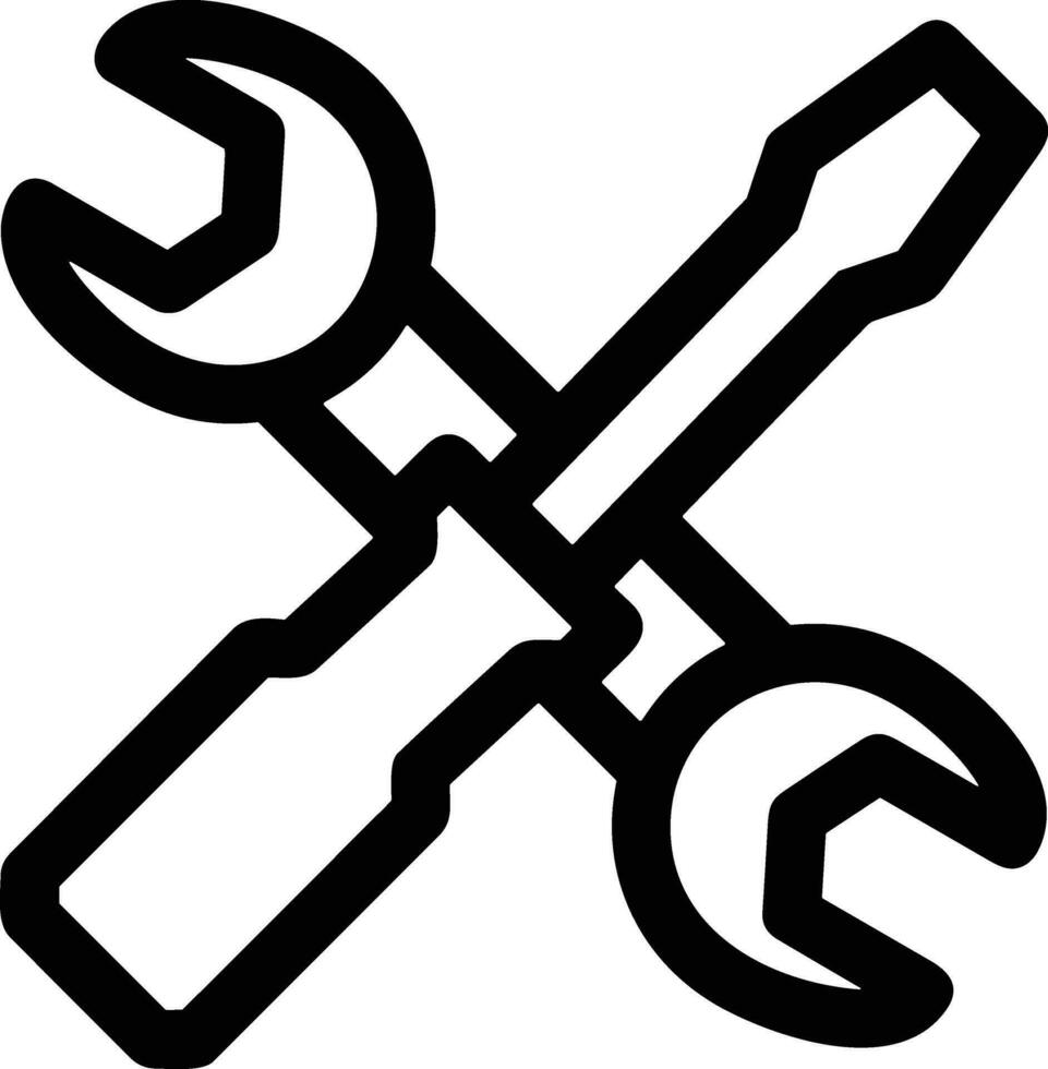 Schraubendreher Reparatur Symbol Symbol Vektor Bild. Illustration von das Fix Toolkit Design Bild. eps 10