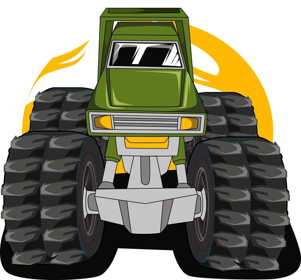 super off road monster truck illustration vektor