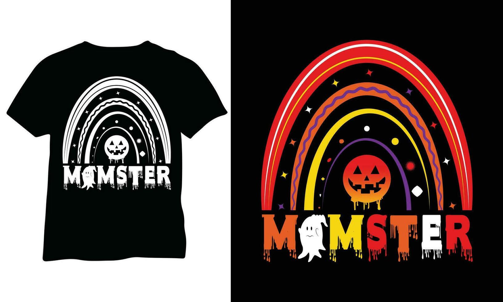 mamma ster vektor momster skjorta rolig halloween eps vektor design