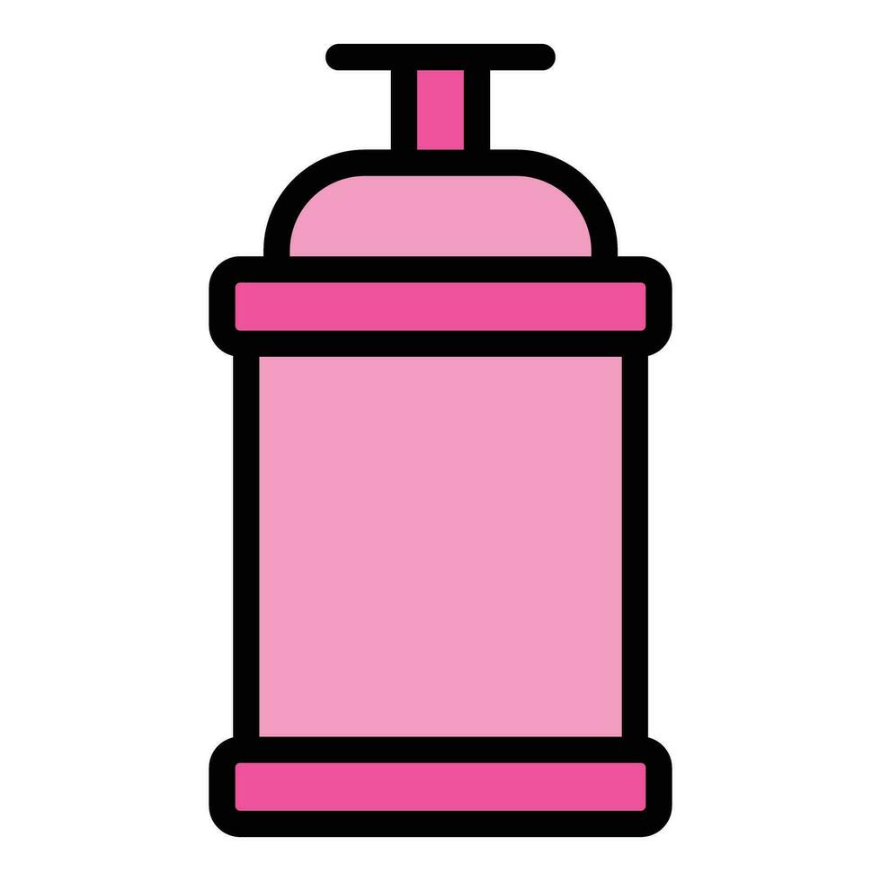 spray flaska tvätta ikon vektor platt