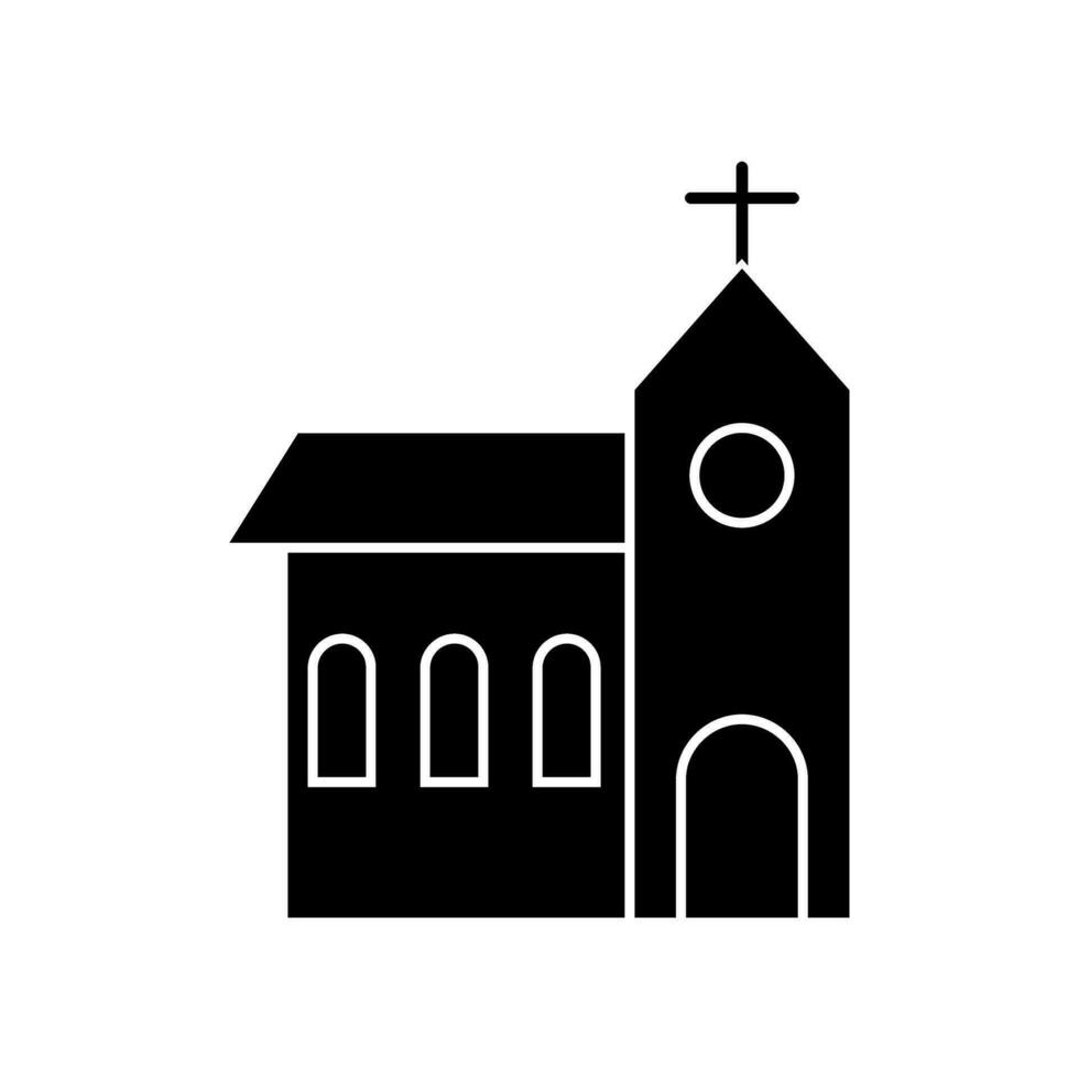 Kirche Symbol Vektor. Religion Illustration unterzeichnen. Tempel Symbol. Christentum Logo. vektor