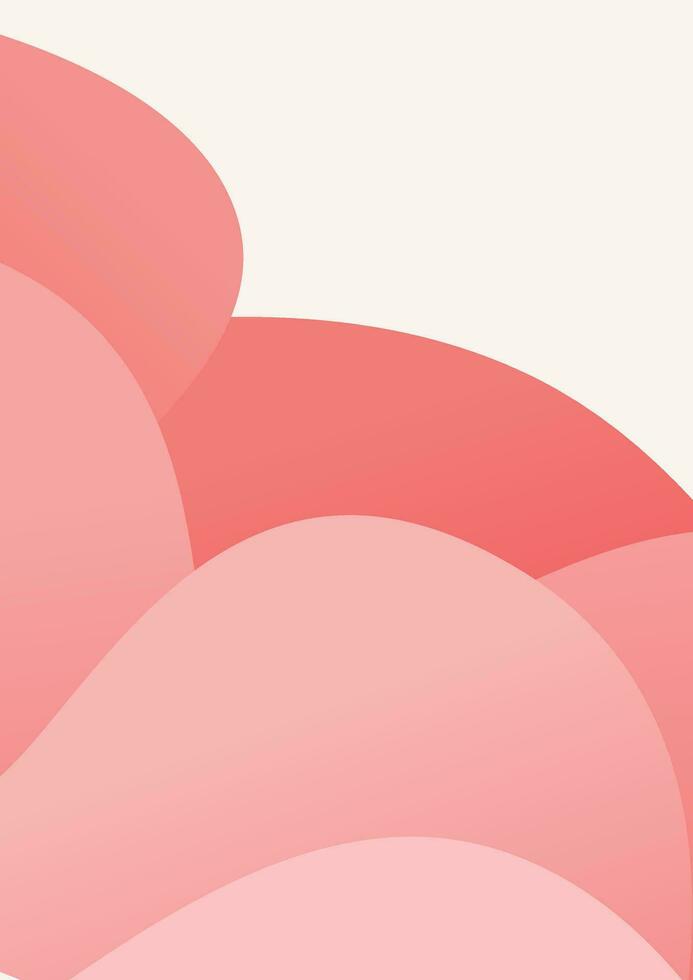 Rosa abstrakt Hintergrund mit minimalistisch Stil zum Poster Design Vorlage vektor