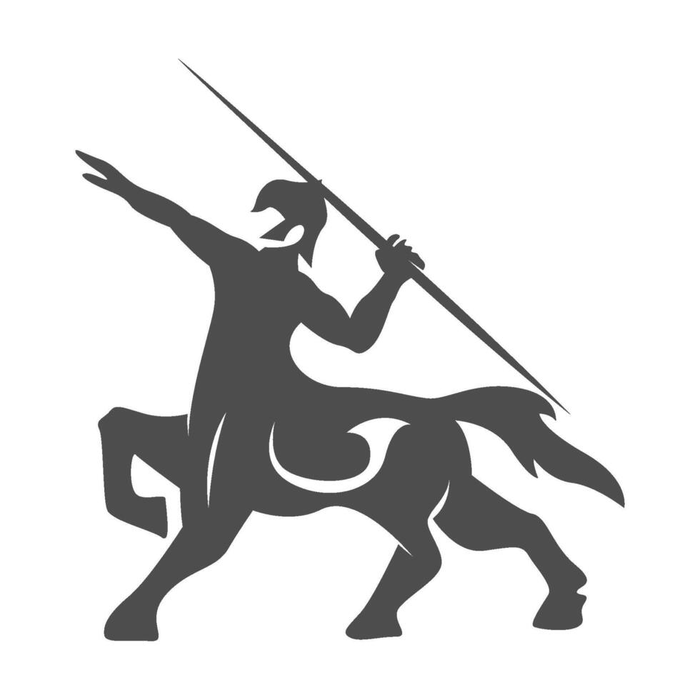 Zentaur Logo Symbol Design vektor